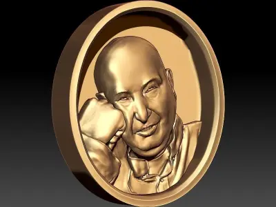 Guruji shukrana Pendant 3D print model
