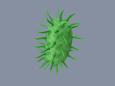 Virus Cell Stylized 3D model