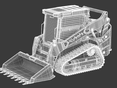 Kubota SVL 75-3 Compact Track Loader 3D model