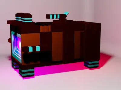 sifi ship 3D model