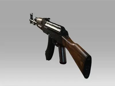 AK47 Kalashnikov Rifle 3D model