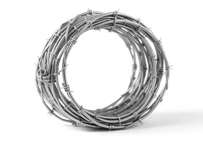 Steel Barbed Wire model pack Low-poly 3D model