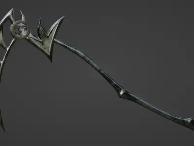Grim Reaper Scythe 3D model