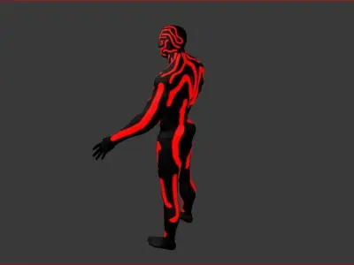 Lord of Destruction Low-poly 3D model