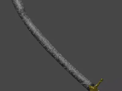 Sword Low-poly 3D model 64
