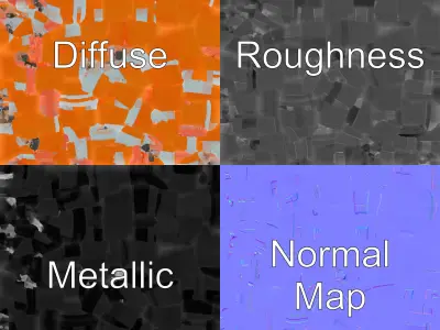 Realistic Lifebuoy with Reflective Stripes Model Pack Low-poly 3D model