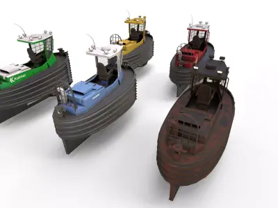 Sidewinder Boats 3D model