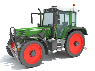 Tractor 3D model 16