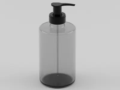 Pump bottle 3D model purchase