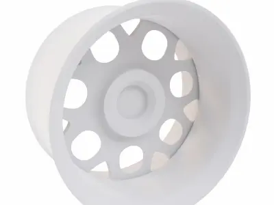 Alloy wheel detailed 3d model 3D model