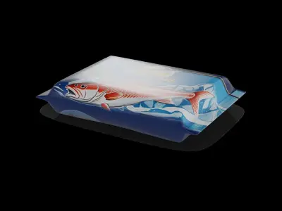 Frozen fish Frozen Fish Low-poly 3D model