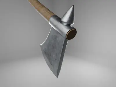 Axe 001 Low-poly 3D model