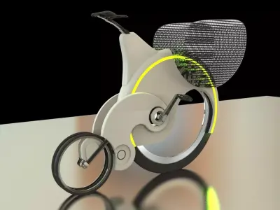 Penny Farthing Bicycle 3D model purchase