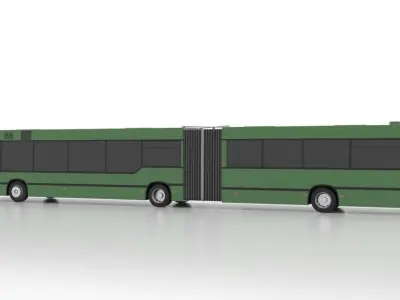 MAN A11 NG312 4Door Low Low-poly 3D model