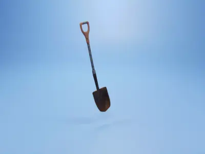Metal Shovel 3D model