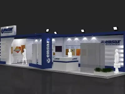 Exhibition Stand - ST0067 3D model