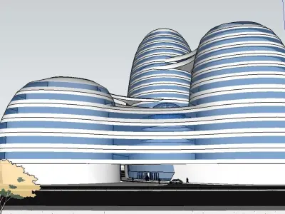 vacation spot-Resort-Fashion Leisure Hotel-0262 3D model