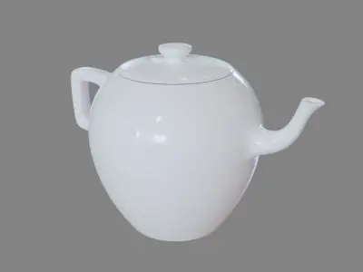 Chinese Classic Sytle Pocelain Pot Collection - 9 models 3D model