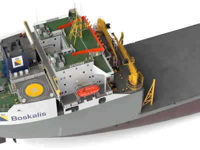 Heavy Load Carrier MV Target BS 3D model