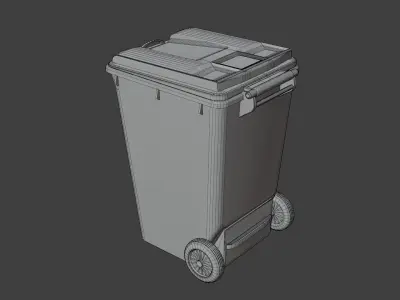 Recycle Bin small 3D model