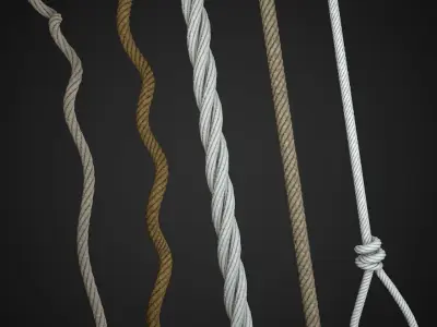 ropes and lasso 3D model