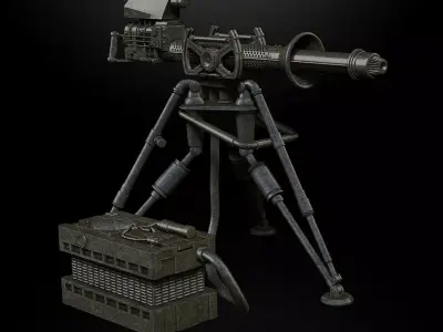 E-WEB Repeating Blaster CGI n 3D print files 3D model
