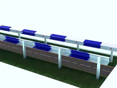 Highway 3D model 4