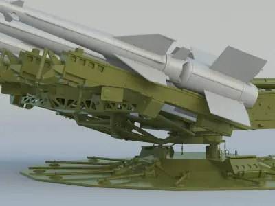 S-125 Neva Pechora SA-3 Goa 3D model