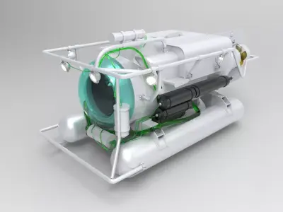 Submersible Underwater Vehicle 3D model