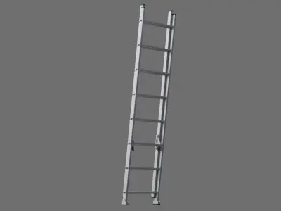 Ladder 1A Low-poly 3D model