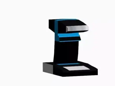 Drill barcode scanner Free 3D model