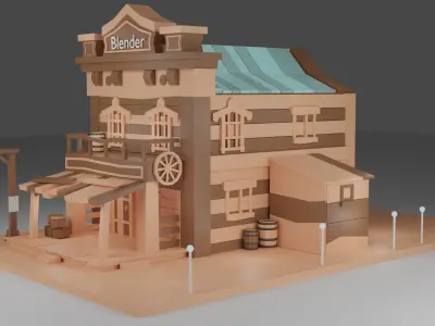 3d Game Assets Use For Game Or Can Be Used For 3D cartoon  Low-poly 3D model
