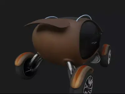 Advanced Hypercar Concept 3D model