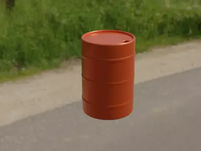 Low poly Barrel Low-poly 3D model purchase