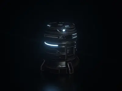Advark Container Low-poly 3D model