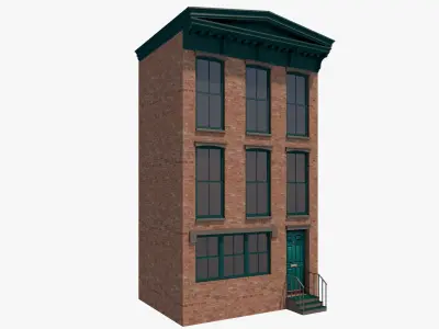 European building 3 3D model