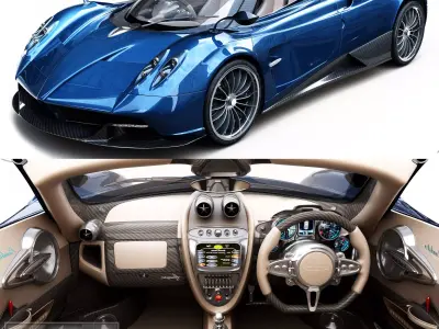 Pagani Sports Car 3D model