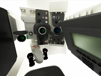 M1 Abrams interior 3D model