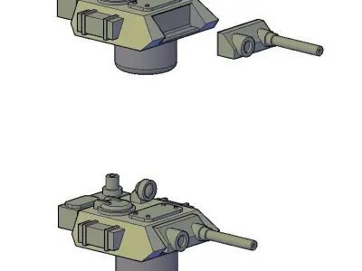 APC ARMORED VEHICLE Miniature 3D print model