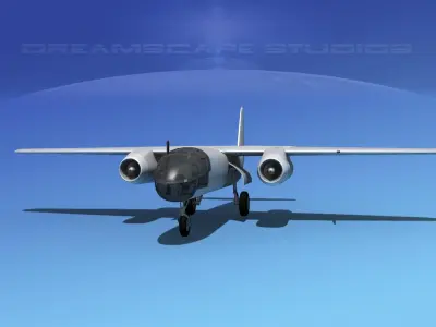 Blitz Bomber Bare Metal 3D model