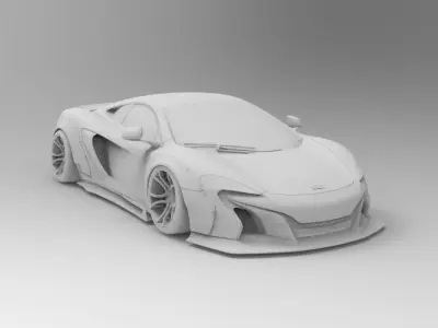 Mclaren 650s 2015 Libery walk 3D model