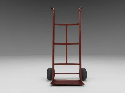 Elevator cart Low-poly 3D model