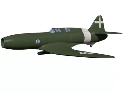 caproni campini n1 3D model