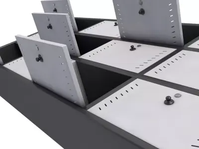 Coin Lockers 3D model