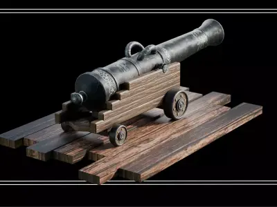shipGan Low-poly 3D model