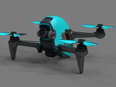 DJI drone fpv 3d model 3D model