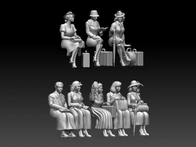 PASSENGERS 3D print model 2