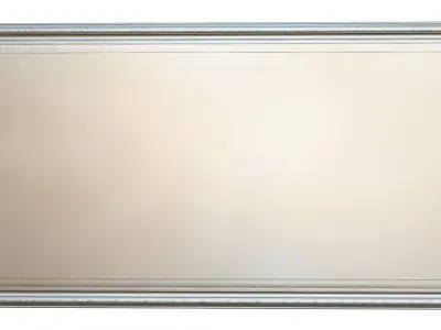 Balinese picture green frame great battle scene Low-poly 3D model