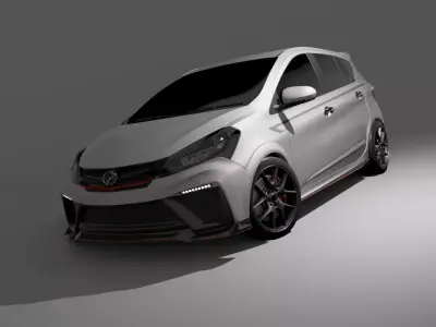Perodua Myvi GT Concept 2018 3D model