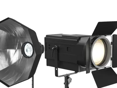 Photography Studio Equipment 3D model